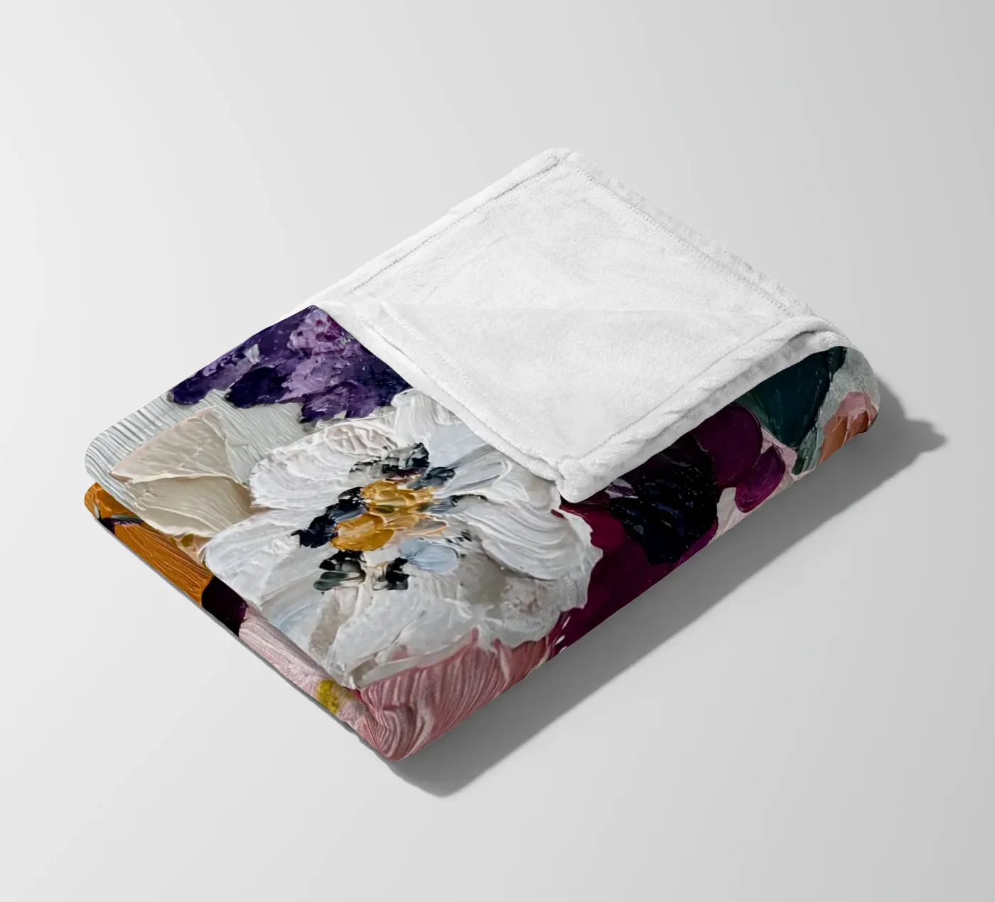 Bloom Symphony fleece blanket by Gypsy Galleria
