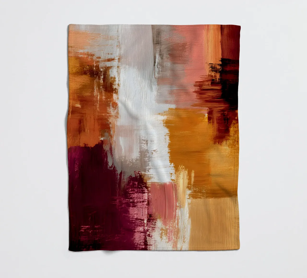 Autumn Abstract coperta in pile da Gypsy Galleria