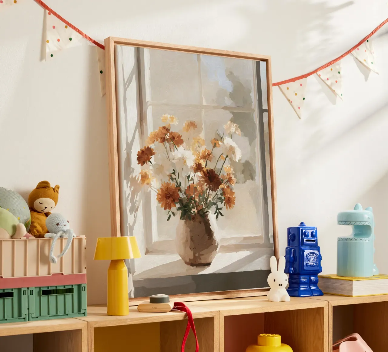 Sunlit Bouquet tela con Cornice a cassetta da Gypsy Galleria
