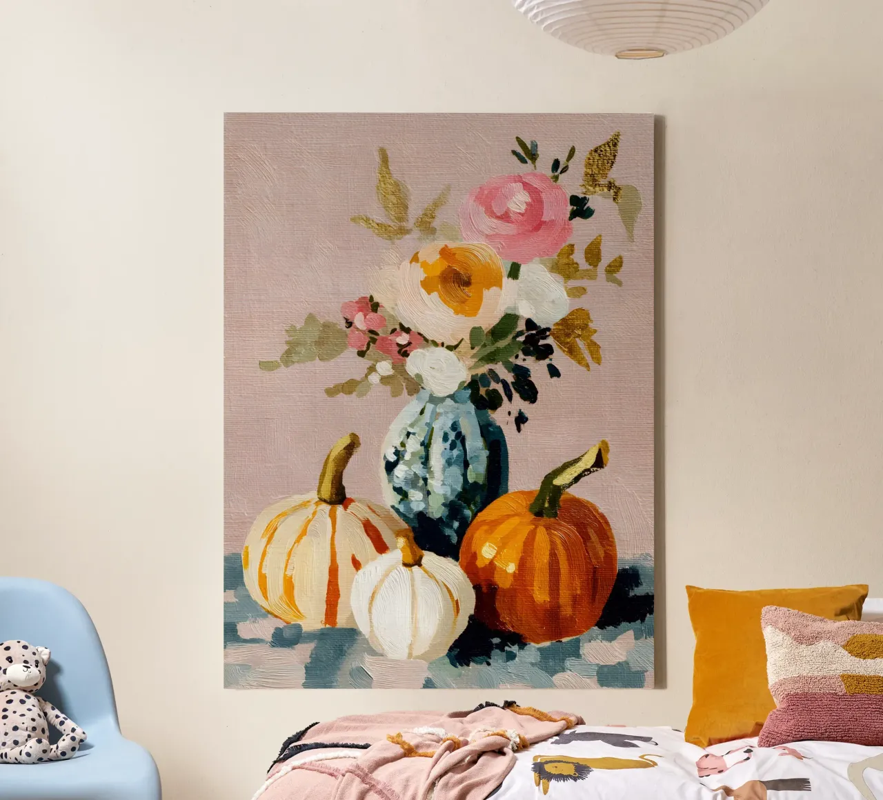Harvest Vase tela con Cornice a cassetta da Gypsy Galleria
