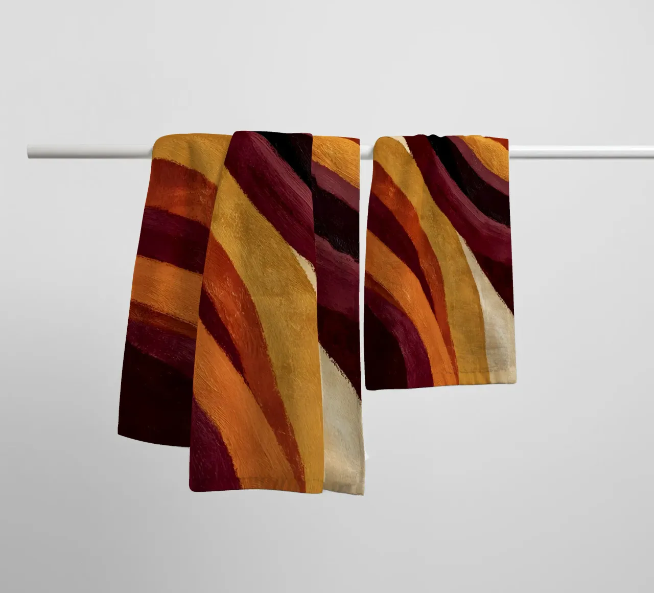 Retro Waves Handtuch von Gypsy Galleria