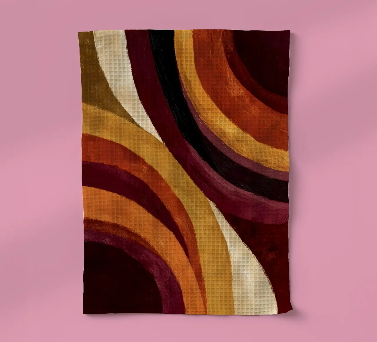 Retro Waves Geschirrtuch von Gypsy Galleria