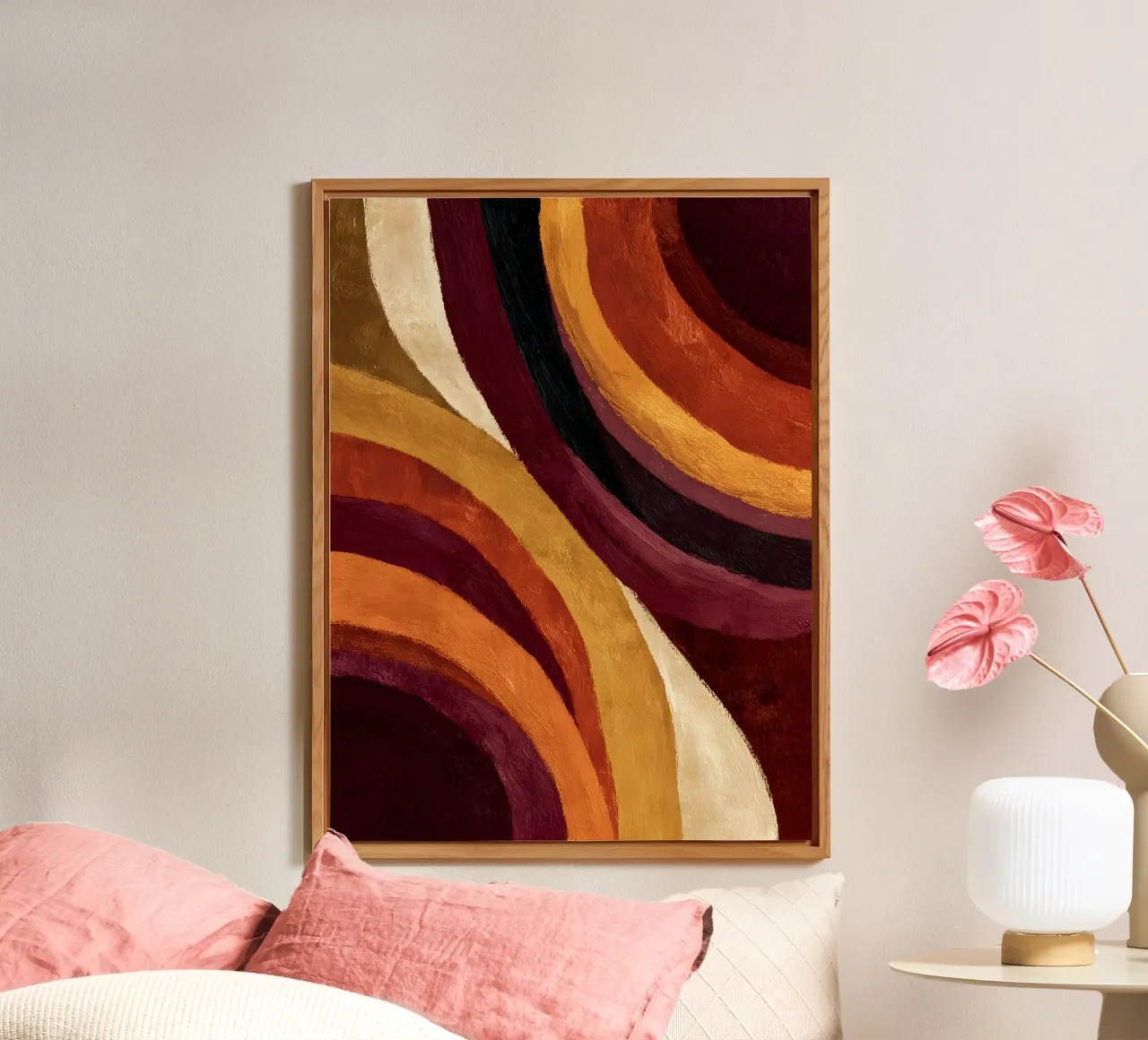 Retro Waves alluminio dibond da Gypsy Galleria