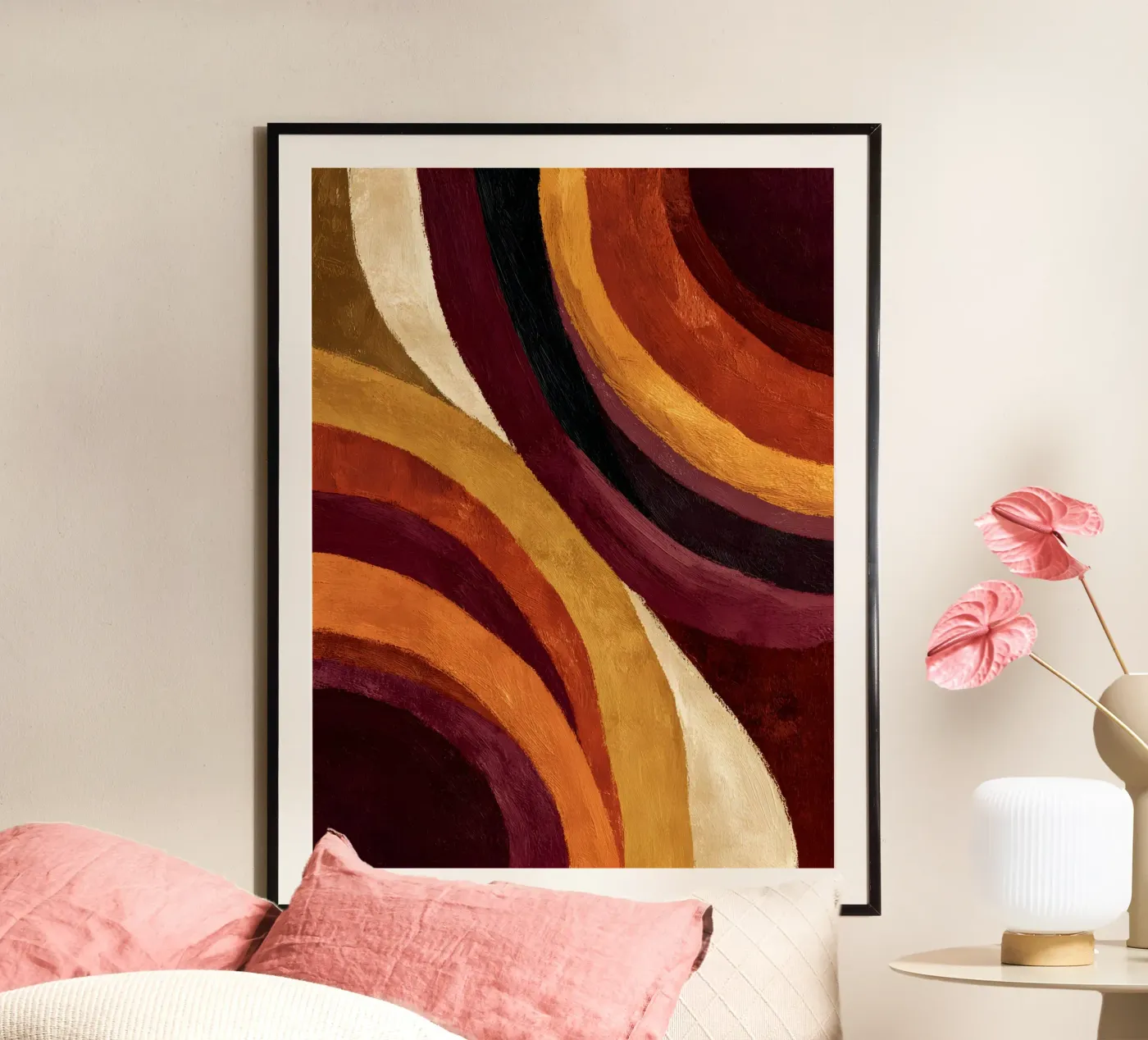 Retro Waves Poster von Gypsy Galleria