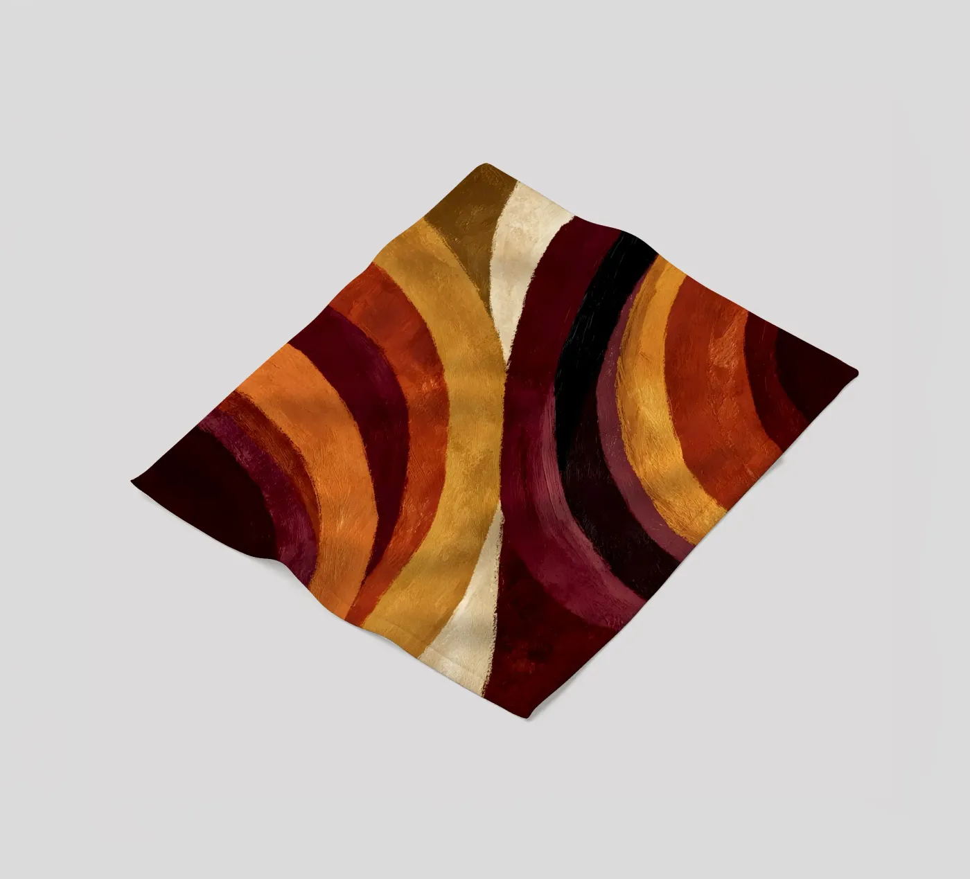 Retro Waves Fleecedecke von Gypsy Galleria