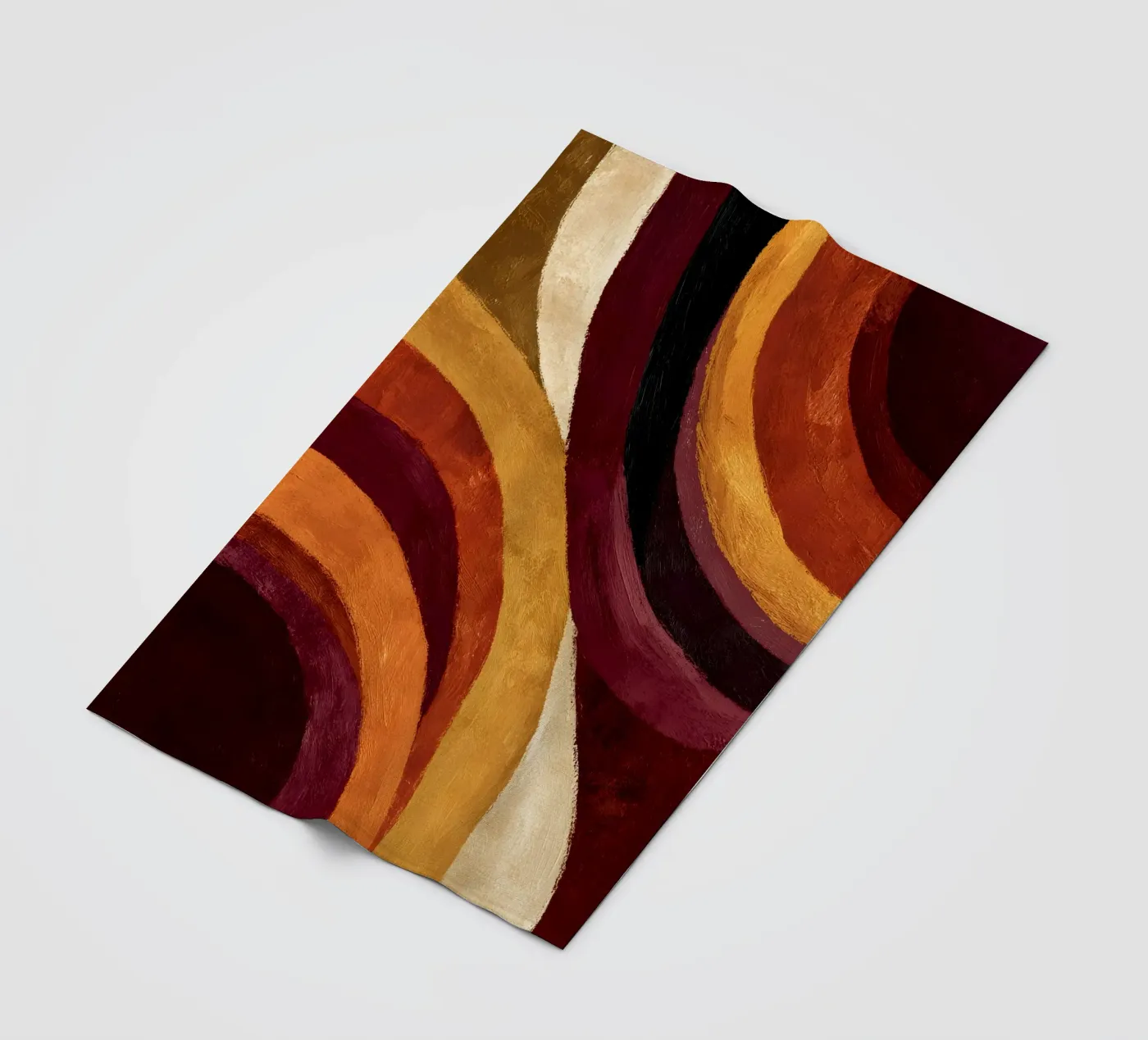 Retro Waves Fleecedecke von Gypsy Galleria