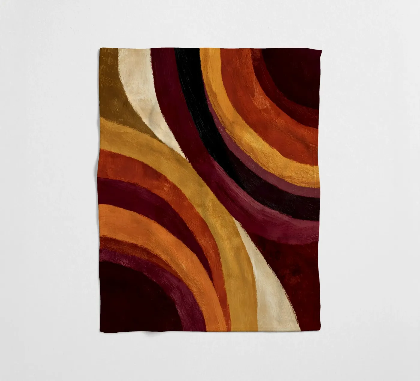 Retro Waves Fleecedecke von Gypsy Galleria