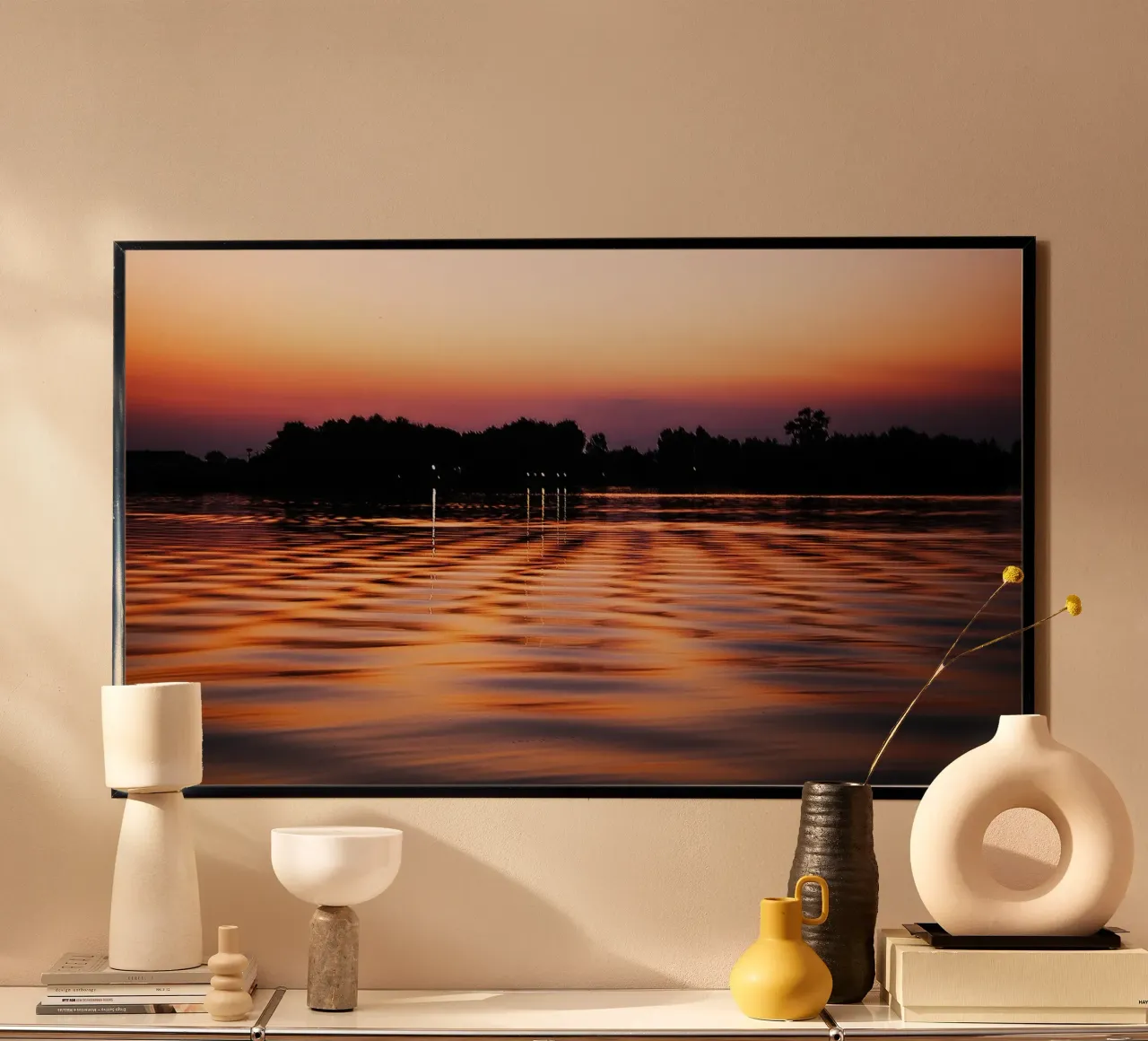 Riflessi dell'alba del Delta - Stampa d'arte poster da jay