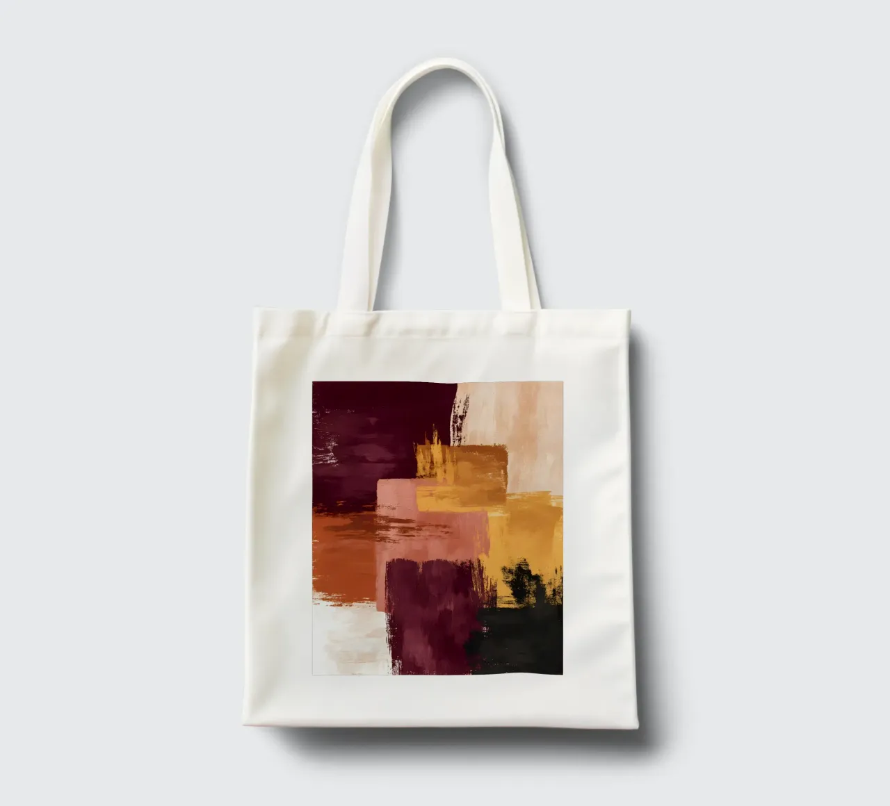 Rustic Blocks borsa in juta da Gypsy Galleria