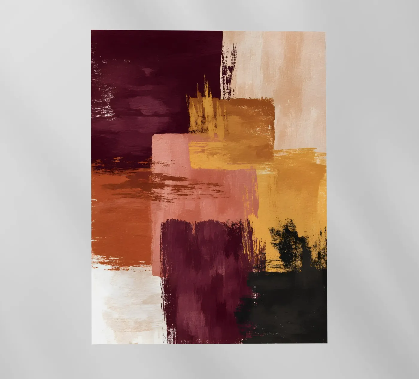 Rustic Blocks backlit folie van Gypsy Galleria