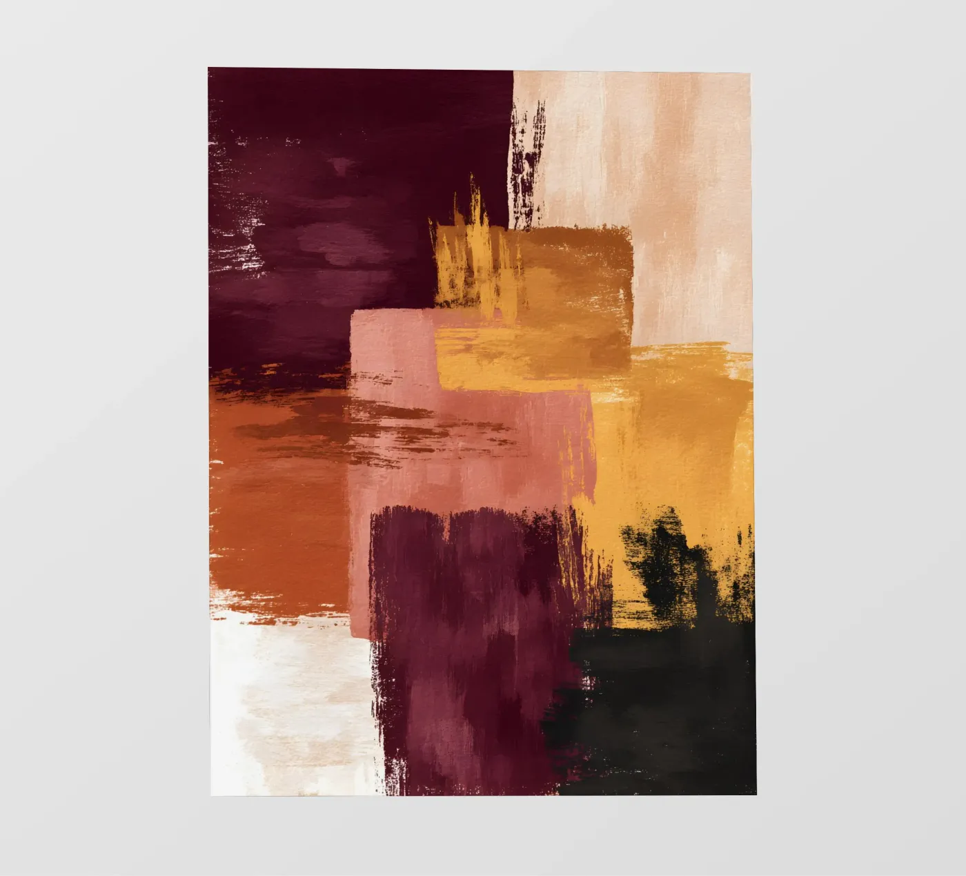 Rustic Blocks backlit folie van Gypsy Galleria