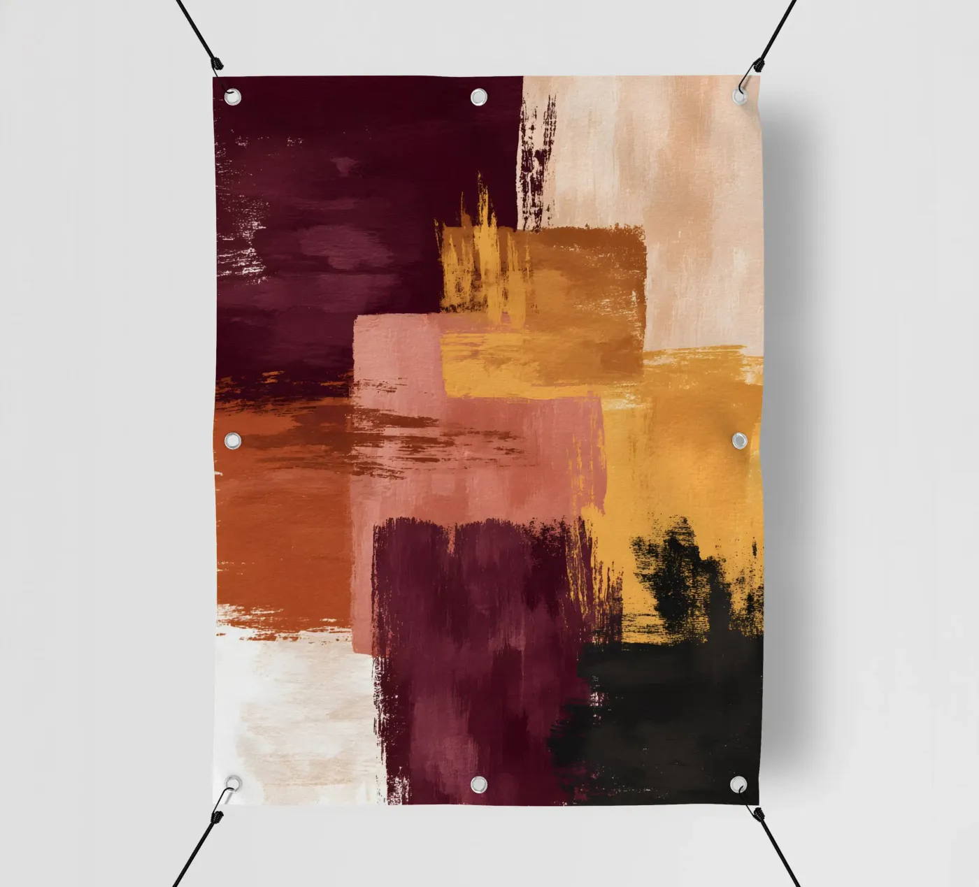 Rustic Blocks PVC Plane von Gypsy Galleria