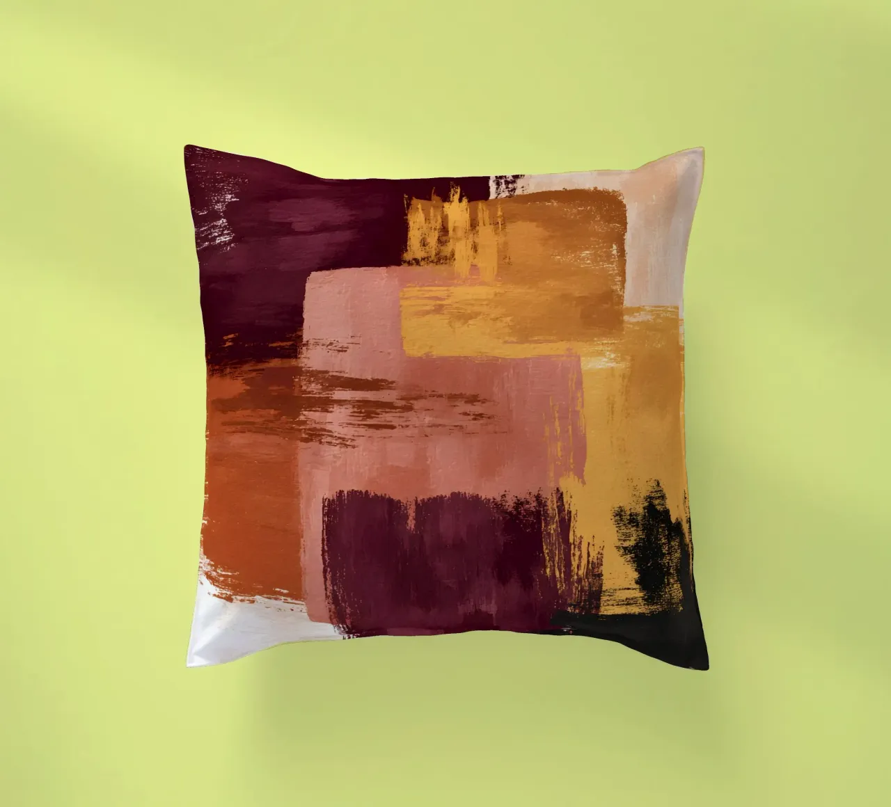 Rustic Blocks Kissen von Gypsy Galleria