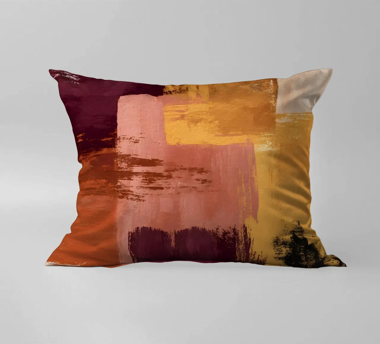 Rustic Blocks Kissen von Gypsy Galleria