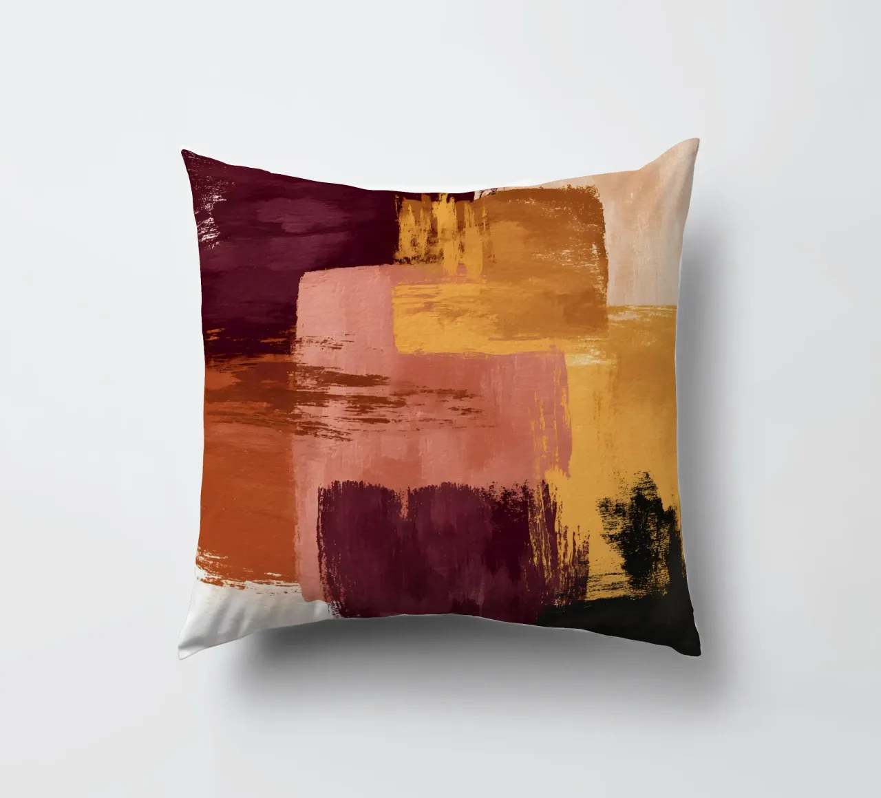 Rustic Blocks Kissen von Gypsy Galleria