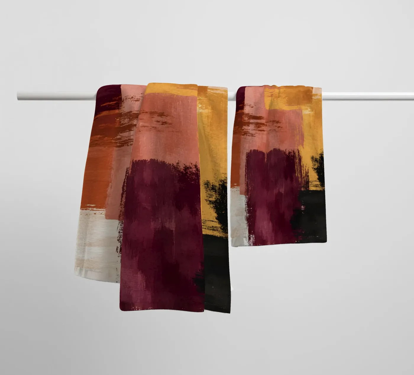 Rustic Blocks Handtuch von Gypsy Galleria