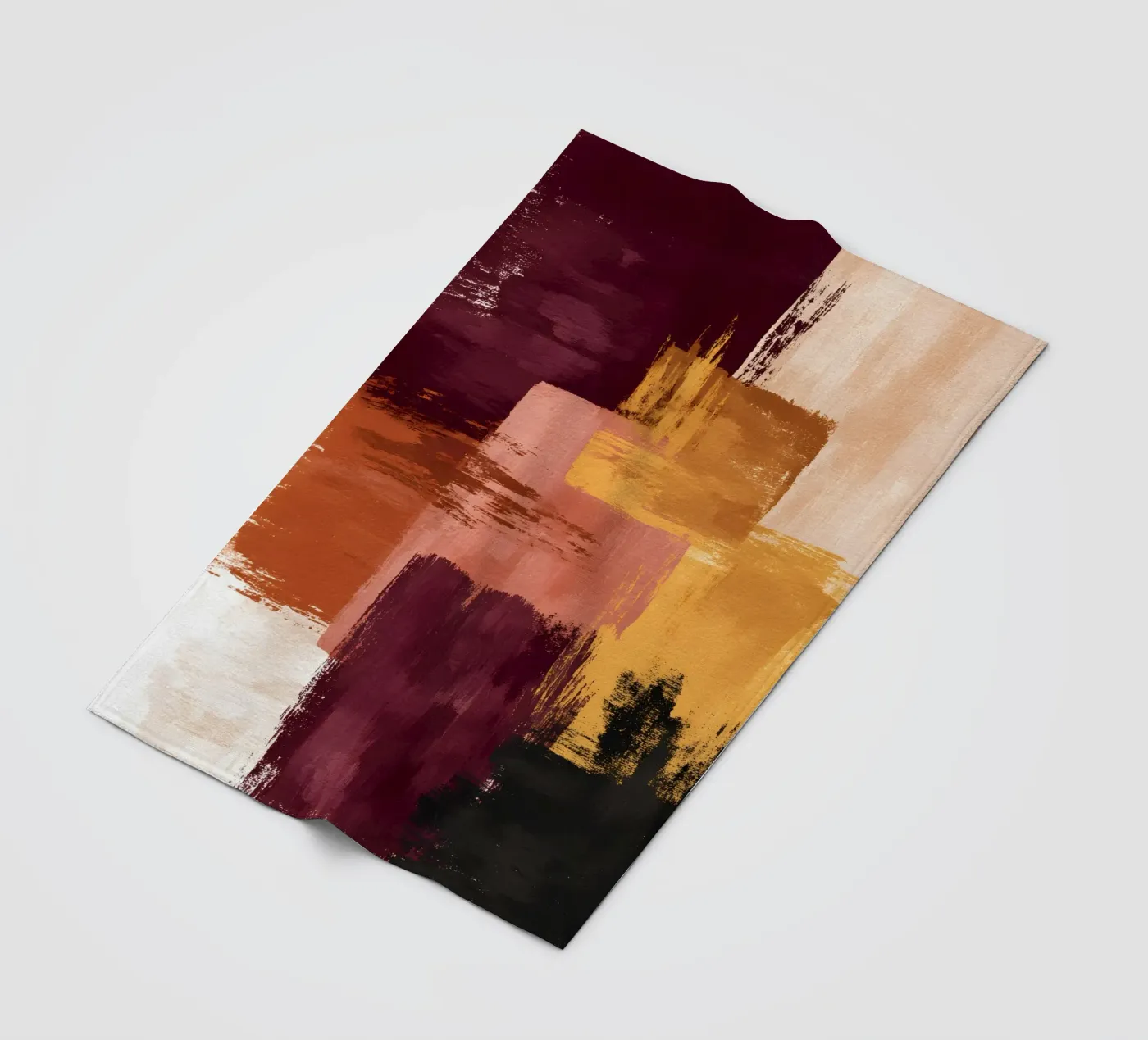 Rustic Blocks coperta in pile da Gypsy Galleria