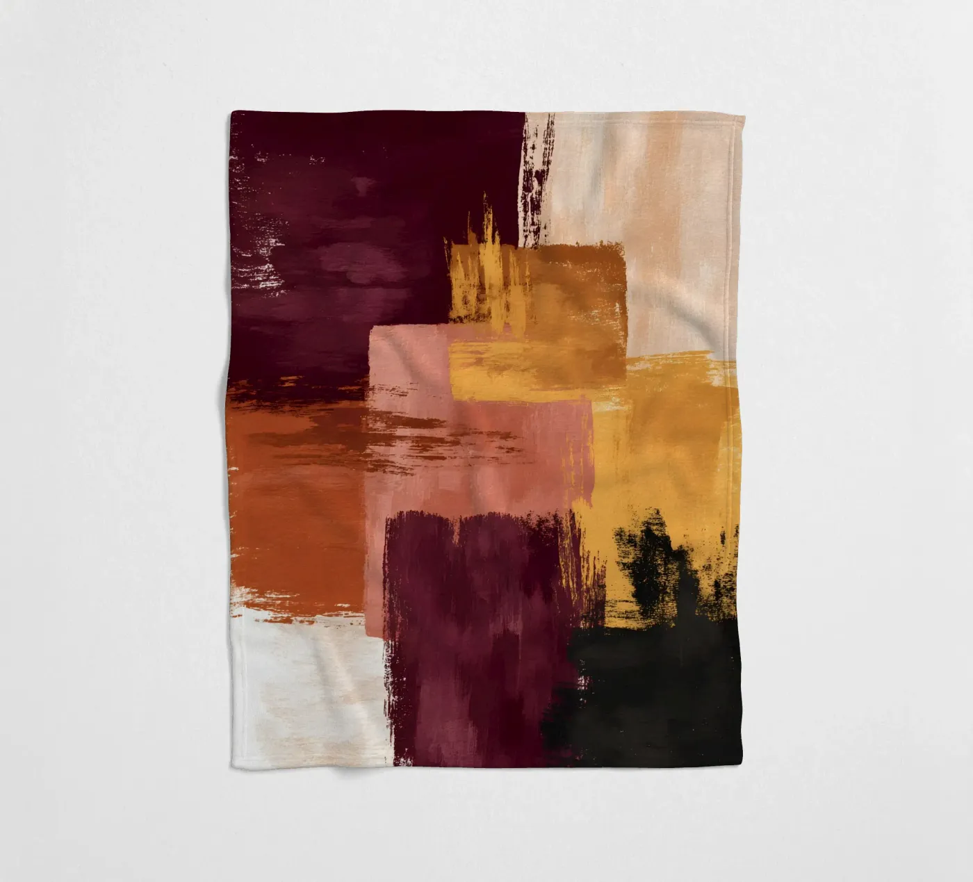 Rustic Blocks plaid polaire de Gypsy Galleria