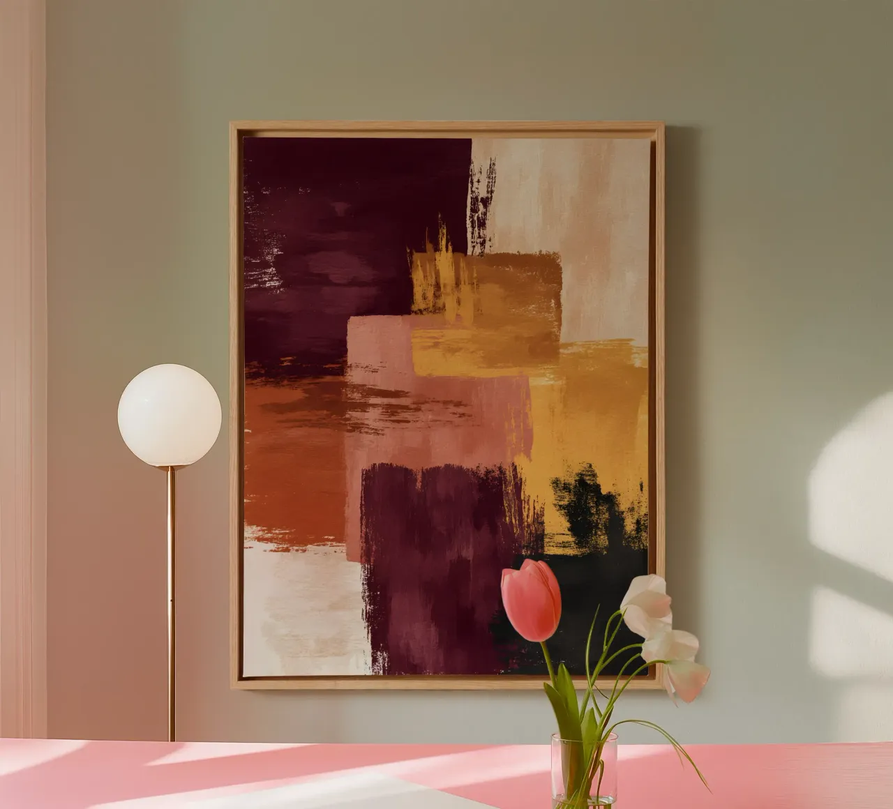 Rustic Blocks tela da Gypsy Galleria