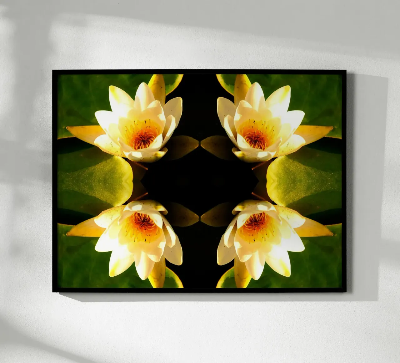 Portal de nenúfares - Lámina abstracta poster de jay