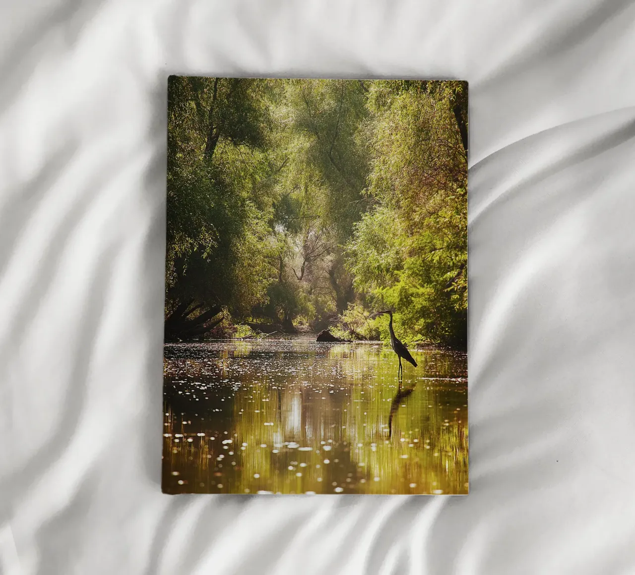 Enter the Unknown – Delta Canal Fine Art Print notebook by jay