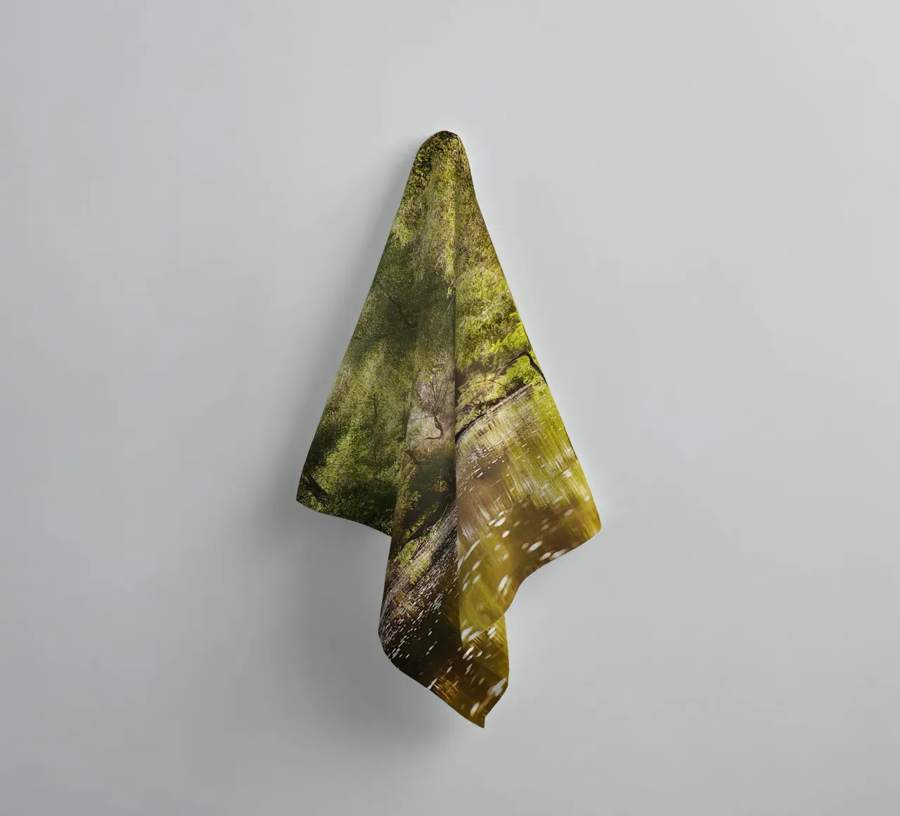 Enter the Unknown – Delta Canal Fine Art Print towel by jay