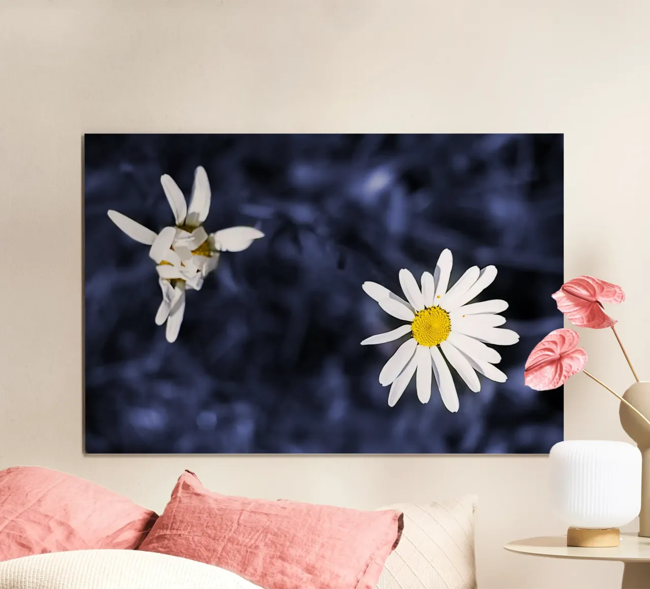 Petali aperti e chiusi - Stampa floreale fine art poster con telaio in plastica da jay