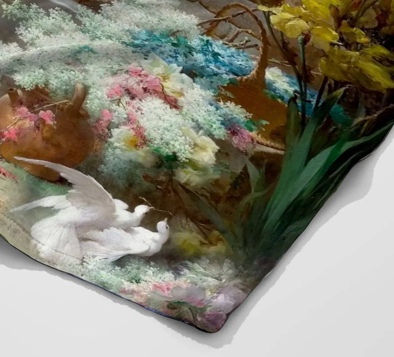 Spring with Wisteria Landscape coperta in pile da apoloprints