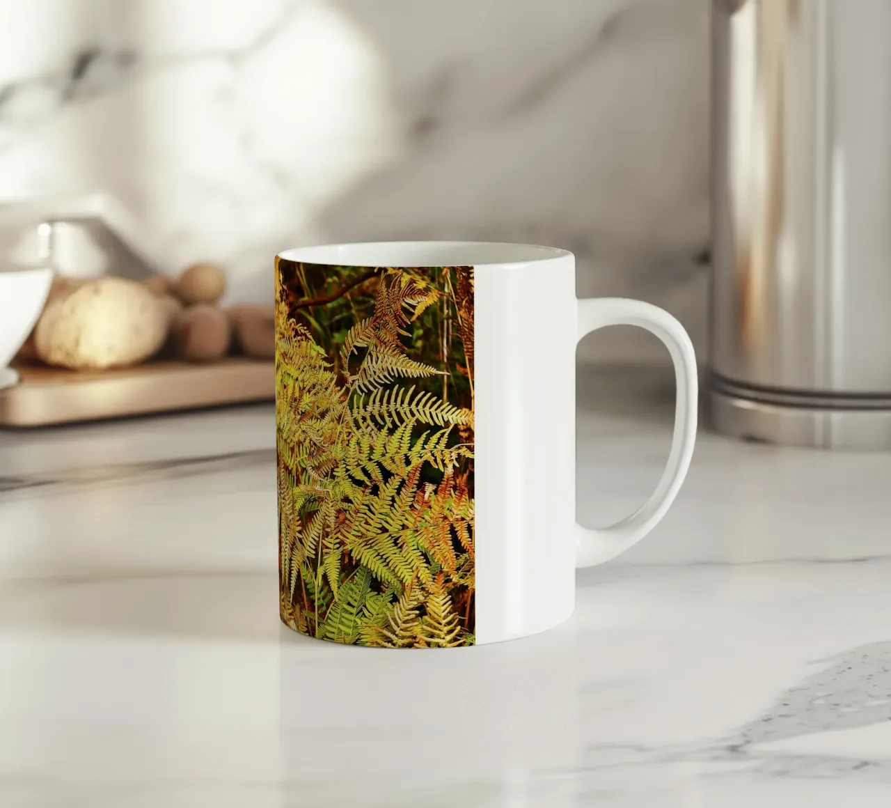 Felci d'autunno - Stampa botanica fine art tazza in ceramica da jay