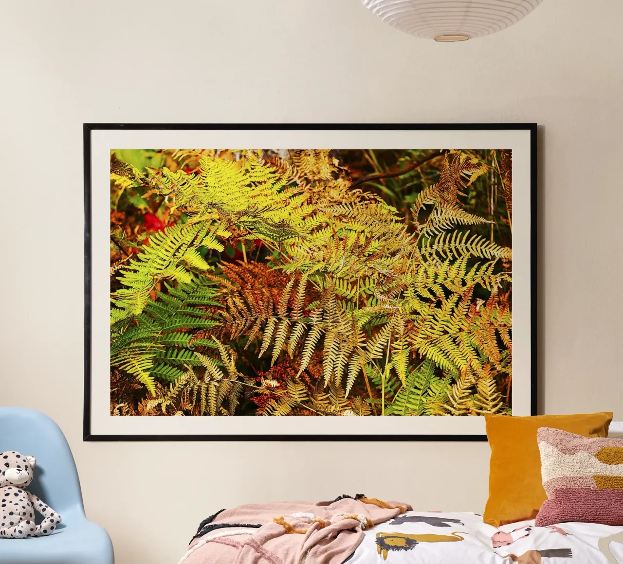 Autumn Ferns – Fine Art Botanical Print poster by jay