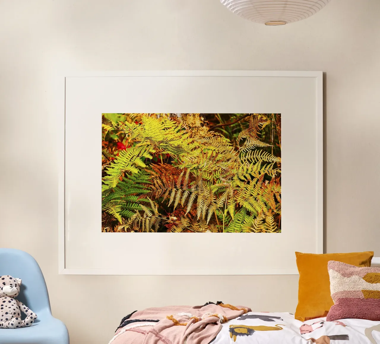Autumn Ferns – Fine Art Botanical Print poster by jay