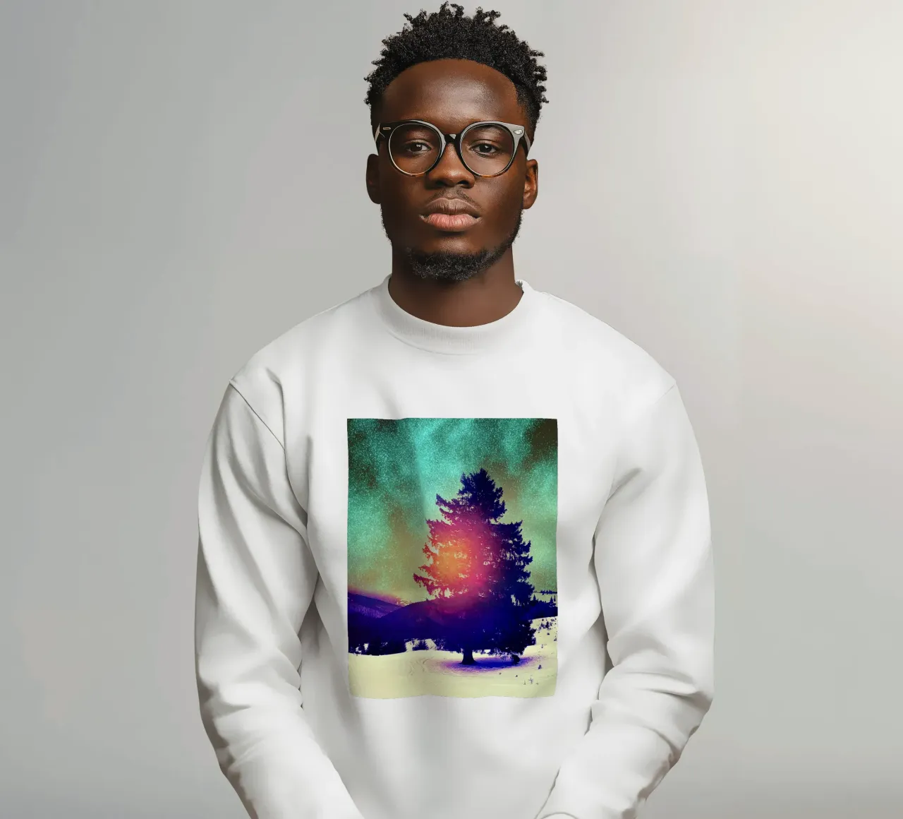 Abete mistico - Sogni d'inverno Stampa d'arte felpa da jay