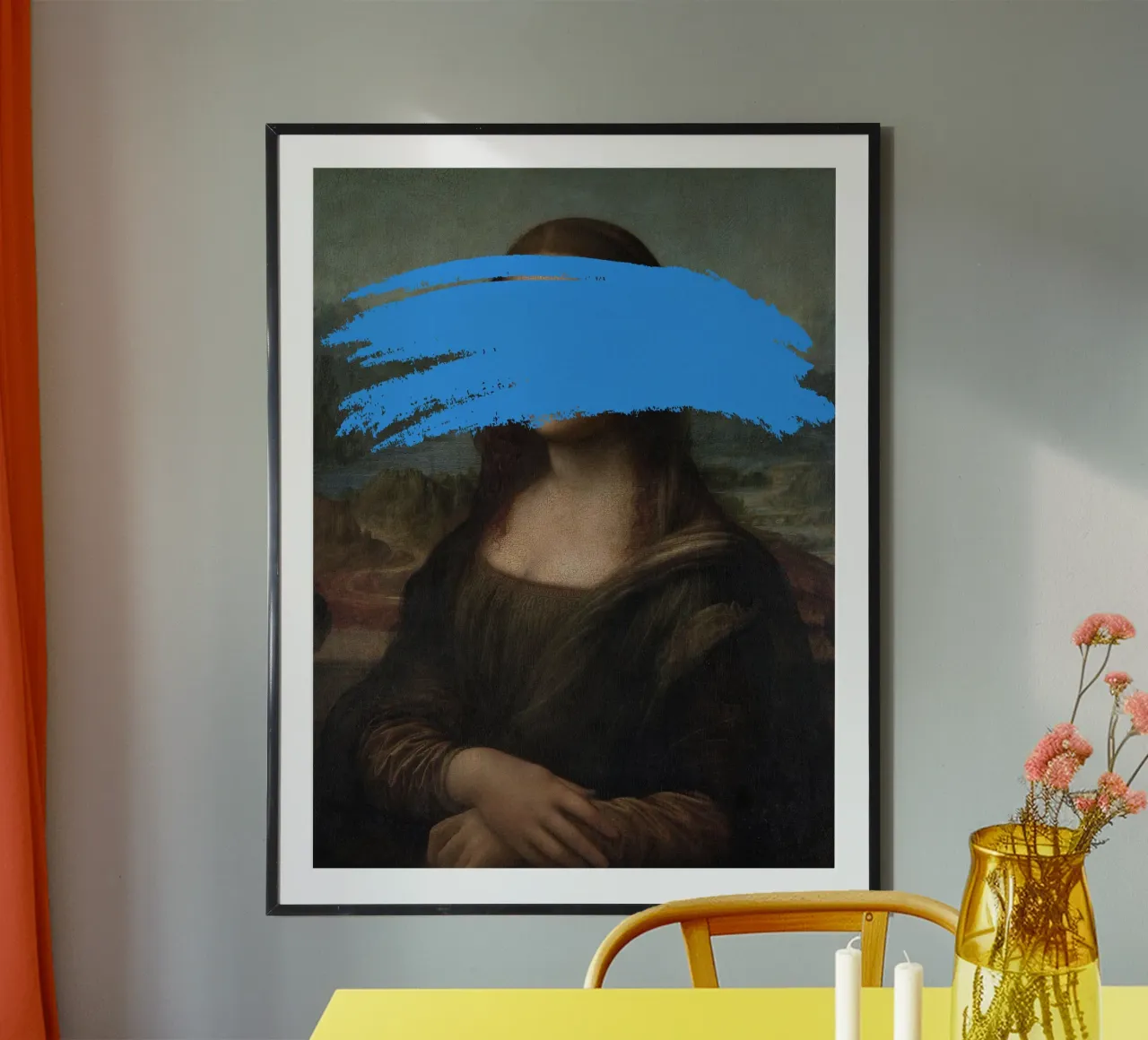 Renaissance paint poster con telaio in legno da ramosashop