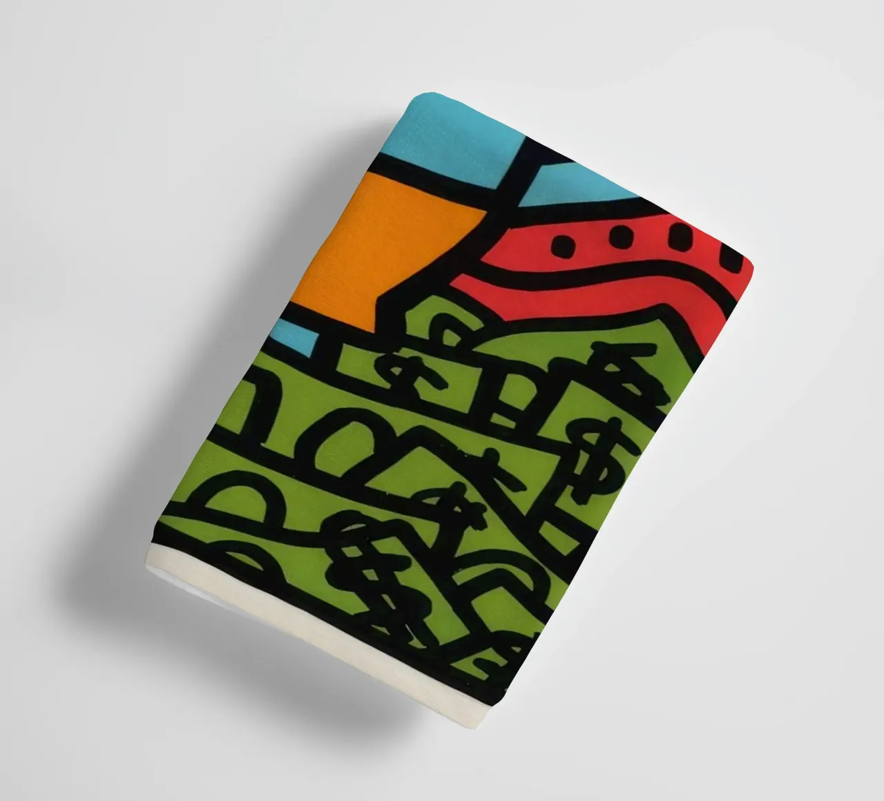 Poster pop art di Keith Haring Andy Mouse asciugamano da bagno da ClubArt