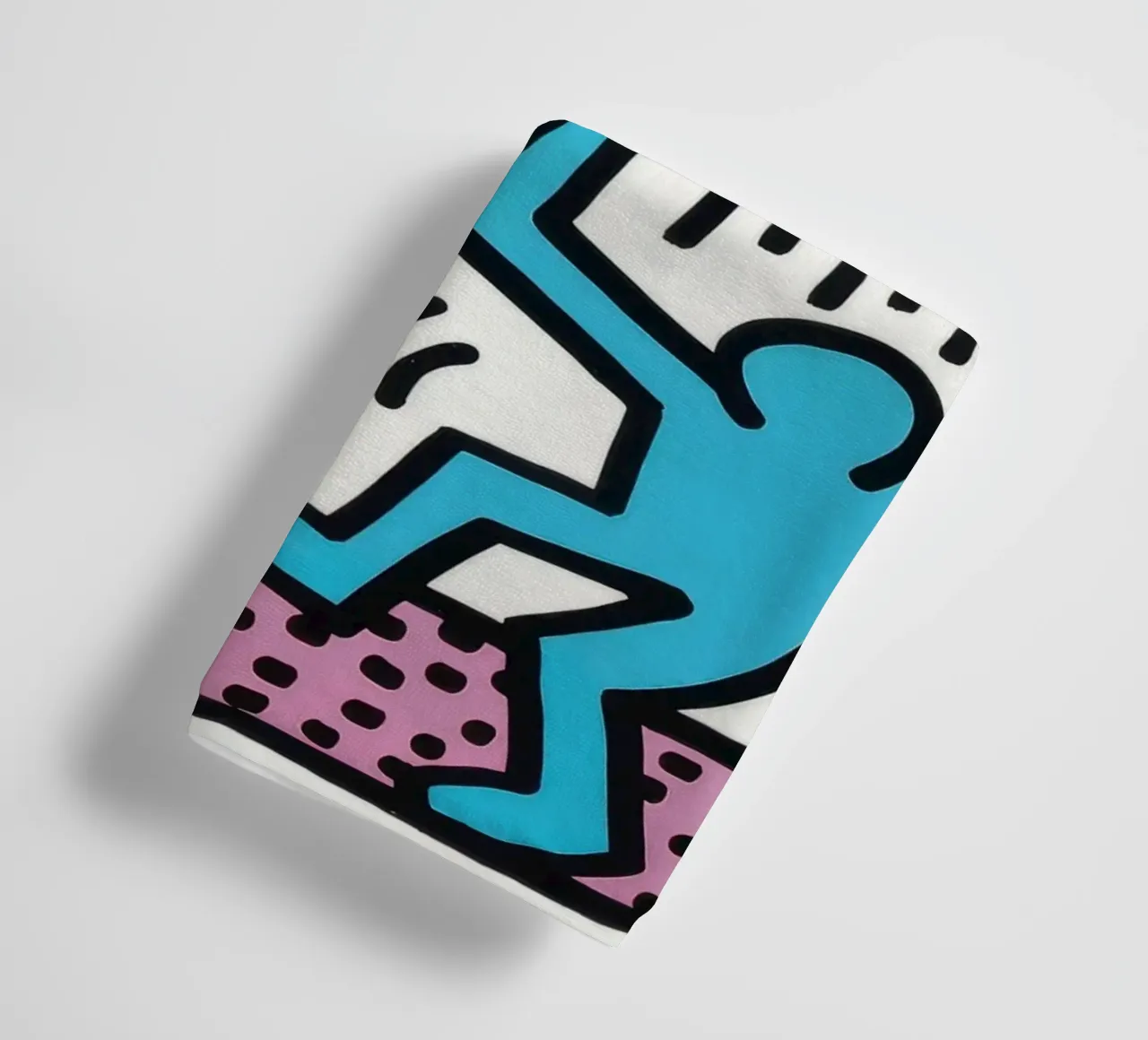 Keith Haring Andy Mouse Banconota da un dollaro Pop Art asciugamano da bagno da ClubArt