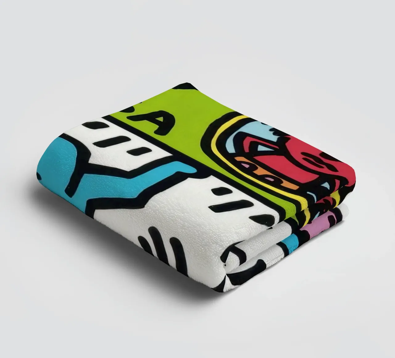 Keith Haring Andy Mouse Banconota da un dollaro Pop Art asciugamano da bagno da ClubArt