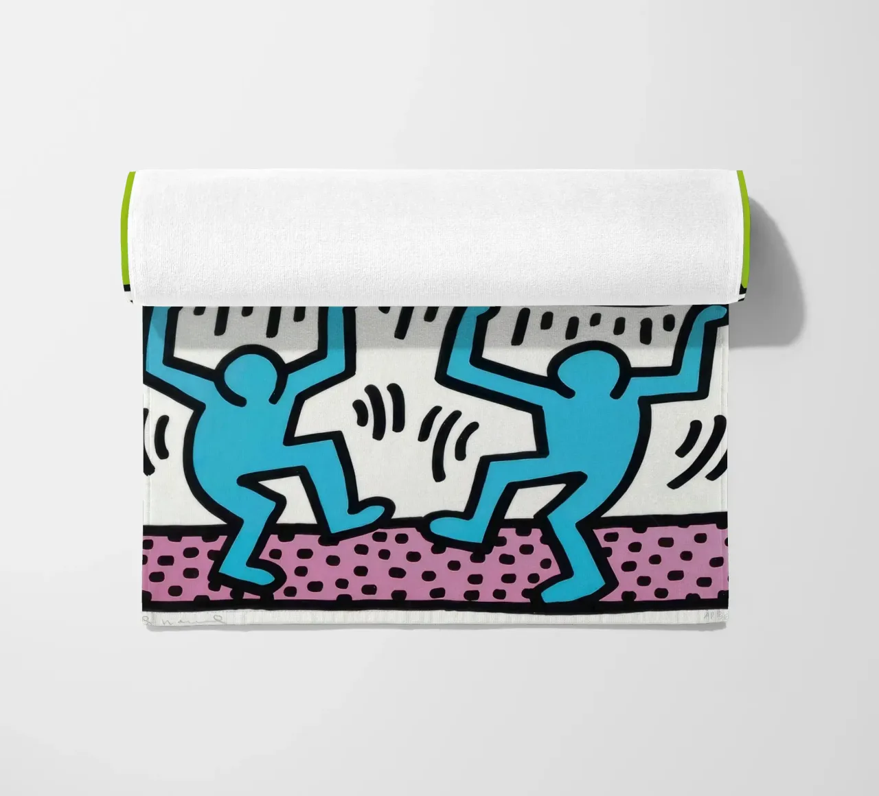 Keith Haring Andy Mouse Banconota da un dollaro Pop Art telo mare da ClubArt