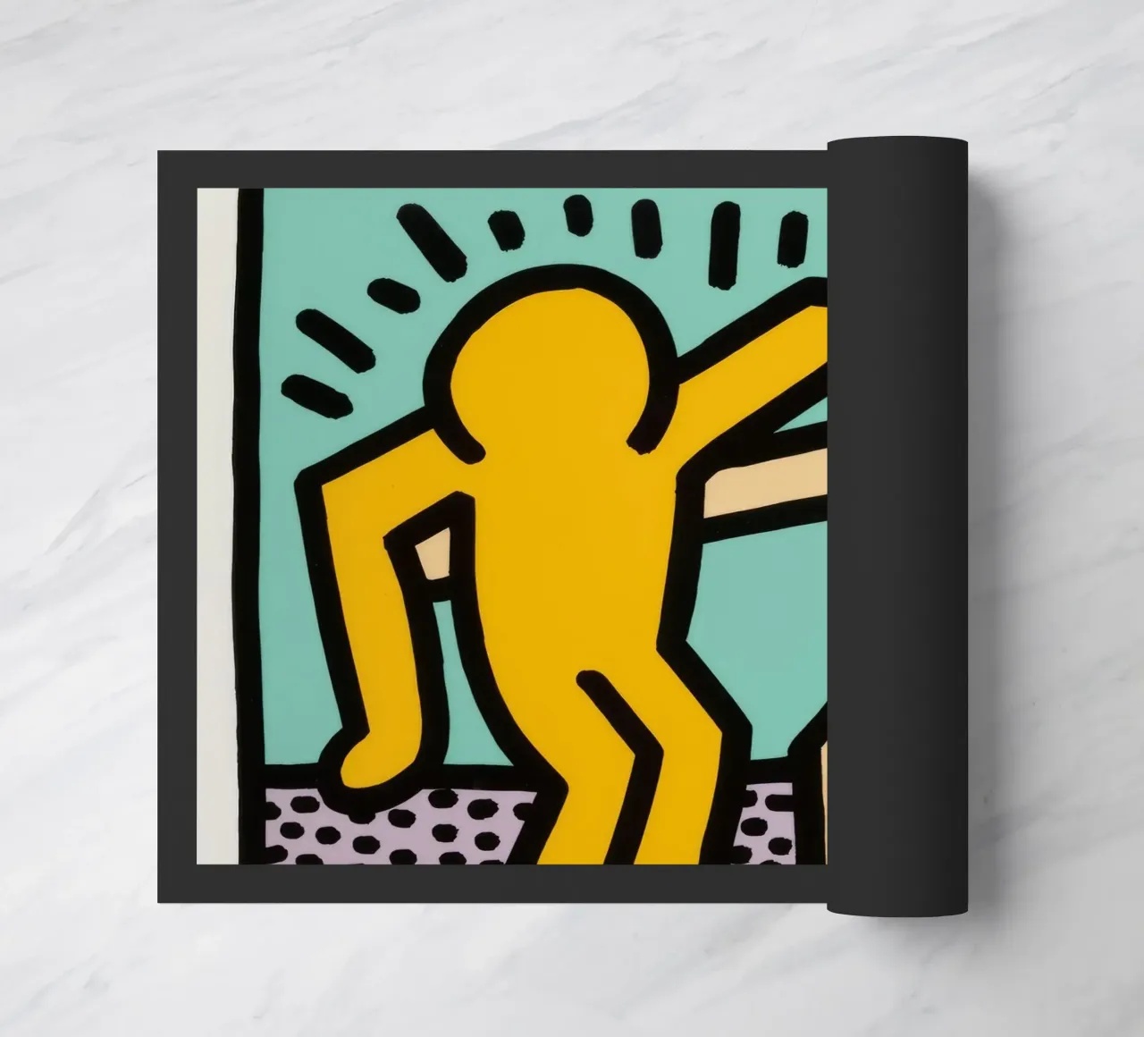 Keith Haring Best Buddies Amicizia Pop Art zerbino da ClubArt