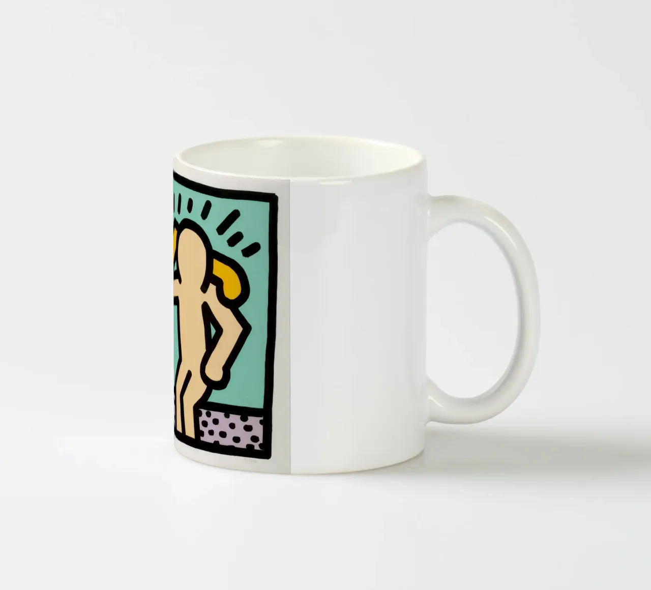 Keith Haring Best Buddies Amicizia Pop Art tazza in ceramica da ClubArt