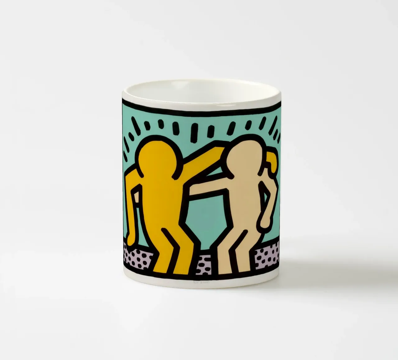 Keith Haring Best Buddies Amicizia Pop Art tazza in ceramica da ClubArt