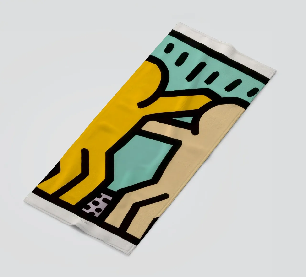 Keith Haring Best Buddies Amicizia Pop Art telo mare da ClubArt