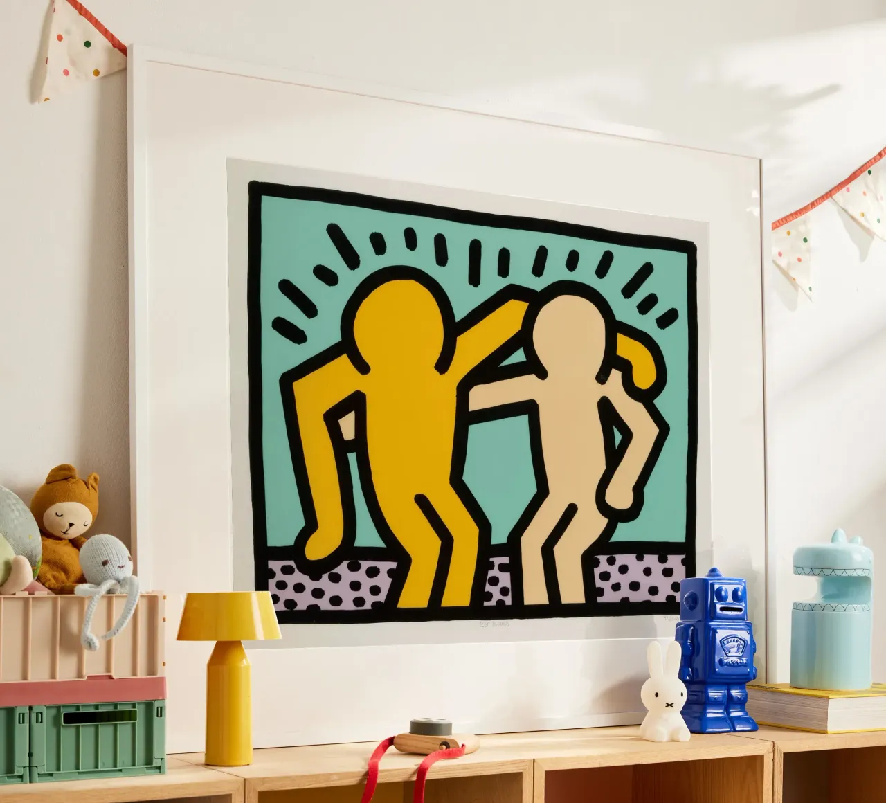 Keith Haring Best Buddies Amicizia Pop Art poster da ClubArt