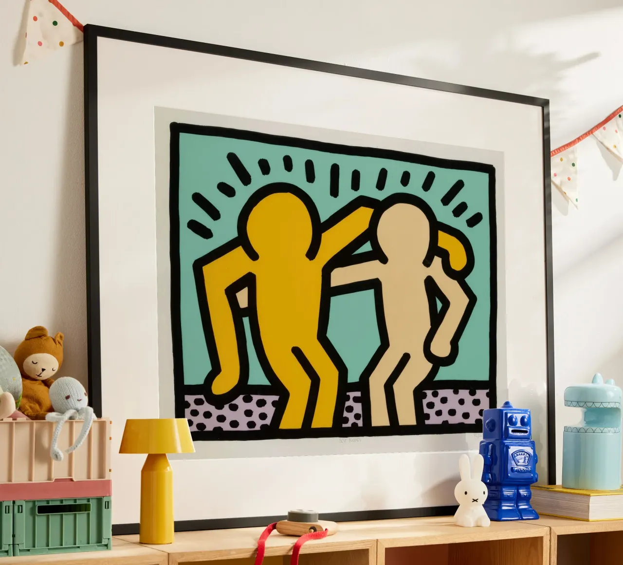 Keith Haring Best Buddies Amicizia Pop Art poster da ClubArt