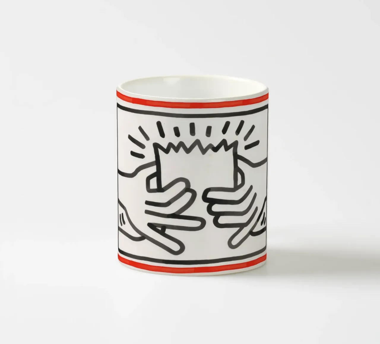 Stampa pop di Keith Haring Busted Head tazza in ceramica da ClubArt