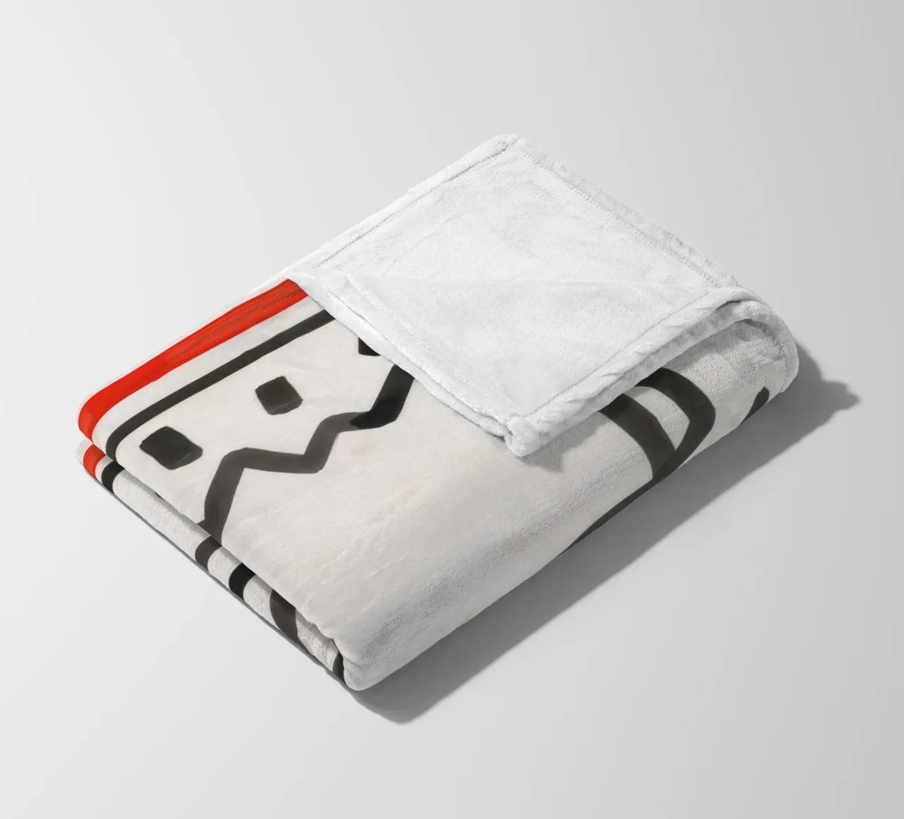 Stampa pop di Keith Haring Busted Head coperta in pile da ClubArt