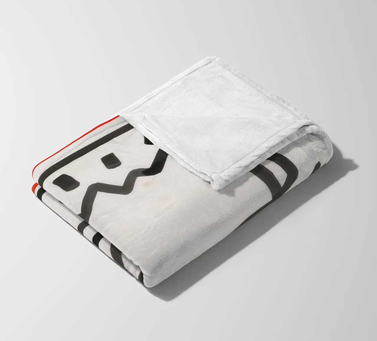 Stampa pop di Keith Haring Busted Head coperta in pile da ClubArt