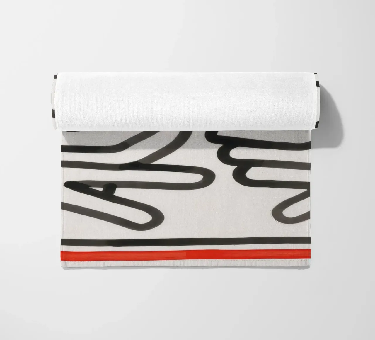 Stampa pop di Keith Haring Busted Head telo mare da ClubArt