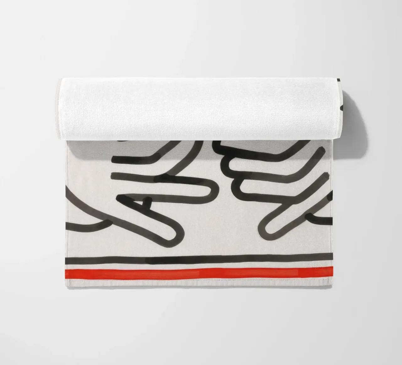 Stampa pop di Keith Haring Busted Head telo mare da ClubArt