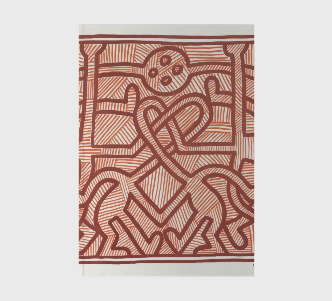 Keith Haring Chocolat Buddah Abstract Art notebook by ClubArt