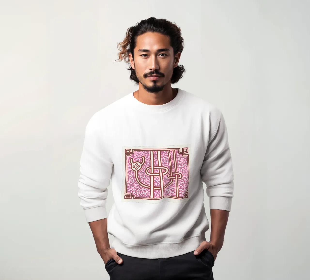 Keith Haring Chocolat Buddah Impresión abstracta sudadera de ClubArt